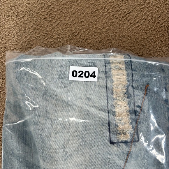 Vintage OZOC Jeans Mens Mens 42x33 Blue Baggy Wide Leg Skater Y2K Embroidered - Picture 12 of 12